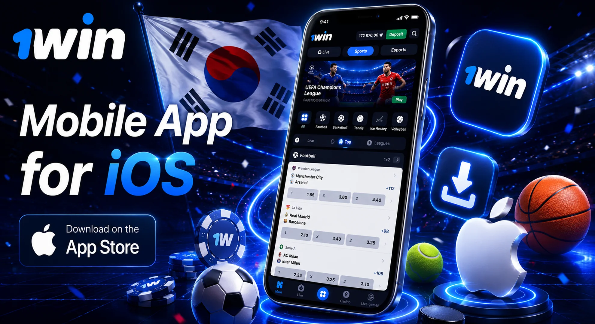 how to download 1win mobile app for ios