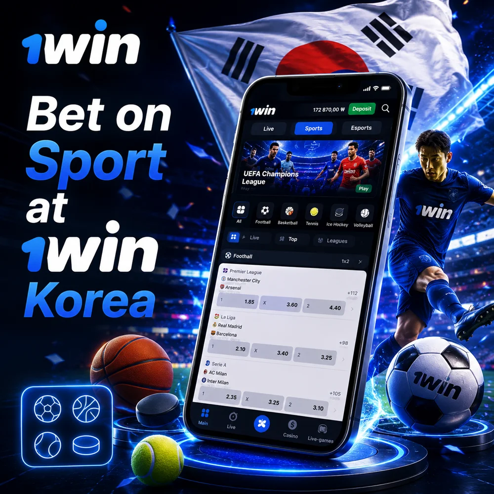 bet on sport at 1win korea