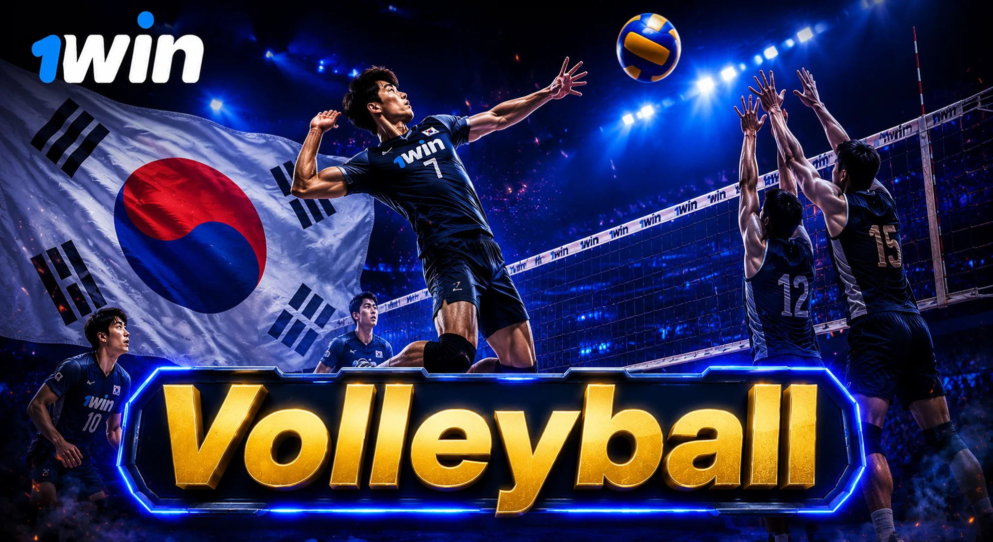 bet on volleyball at 1win betting site