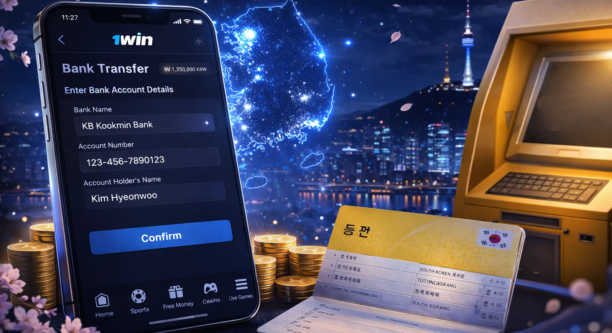 provide your banking details